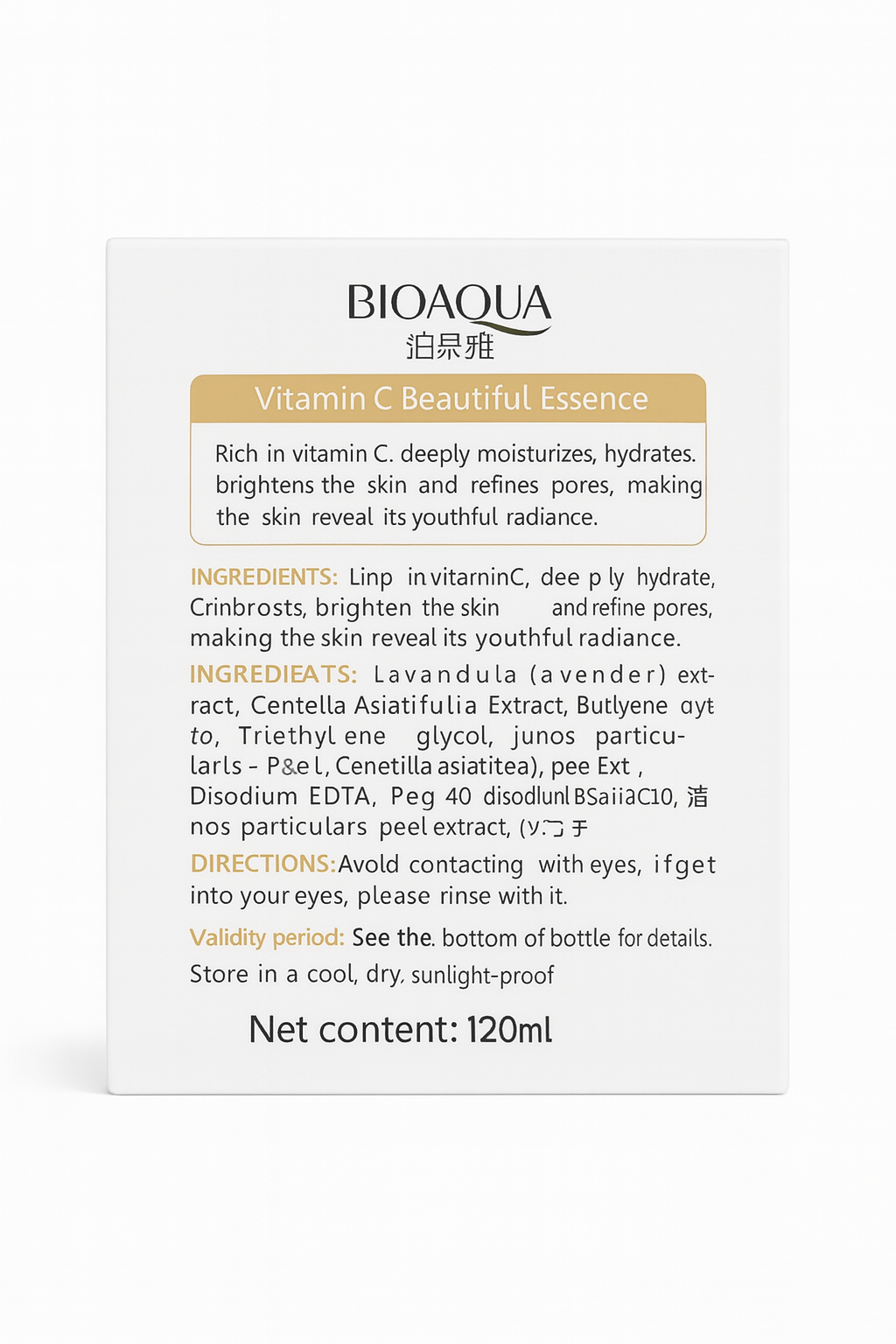 Tónino Vitamina C. Essence Water. 120 ml