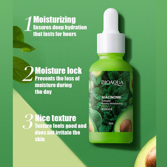 Serum Esencia Hidratante Elástica de Niacinamida y Aguacate"