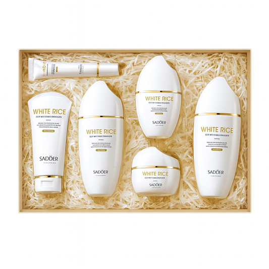 Kit completo de Skincare. Arroz Blanco y 15% de Niacinamida de 6 piezas