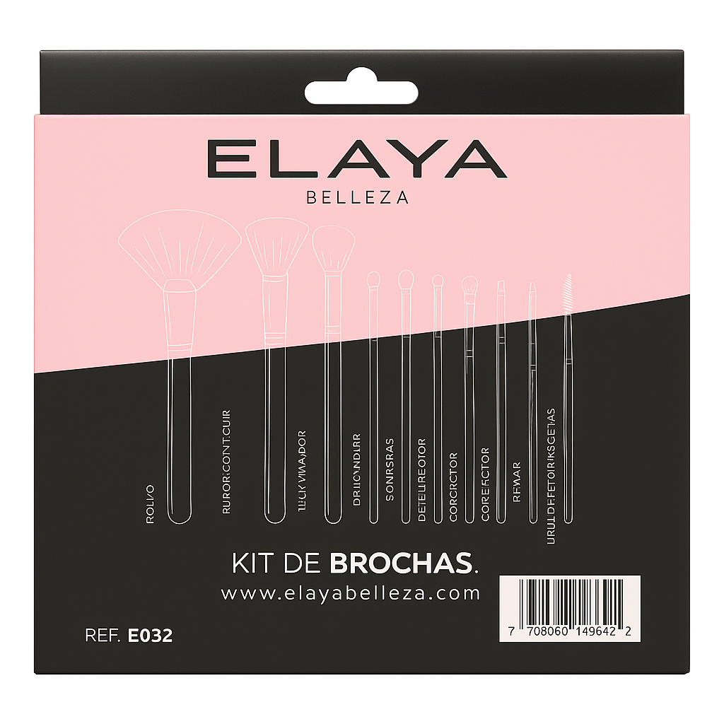 Kit de Brochas profesionales.