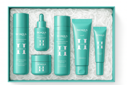 Kit completo de Skincare. Ácido hialurónico de 6 piezas