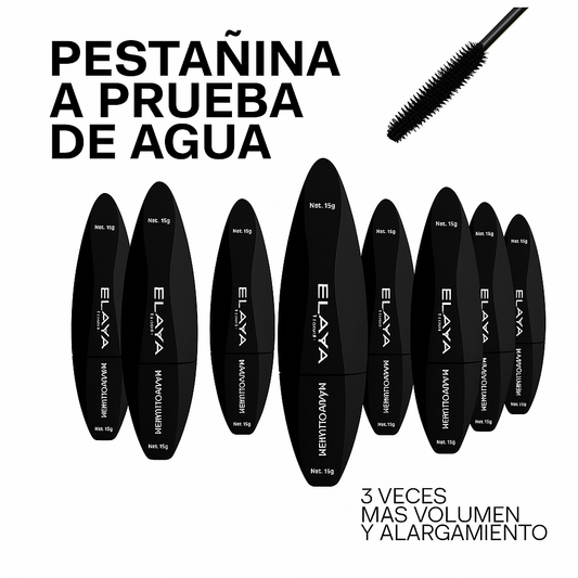 Pestañina de maximo volumen a prueba de agua. 15 G