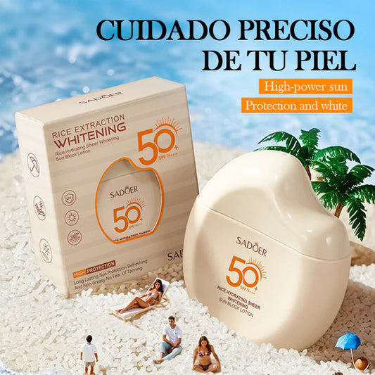 Protector Solar Aclarado con Extracto de Arroz invisible SPF50+ PA+++