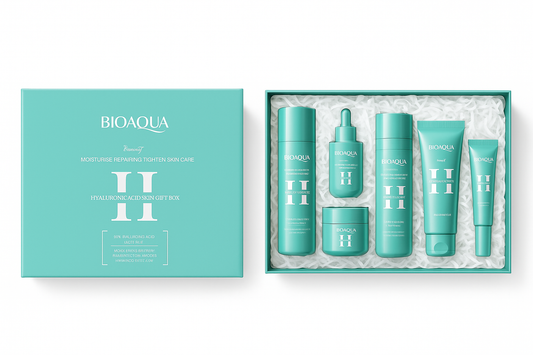 Kit completo de Skincare. Ácido hialurónico de 6 piezas