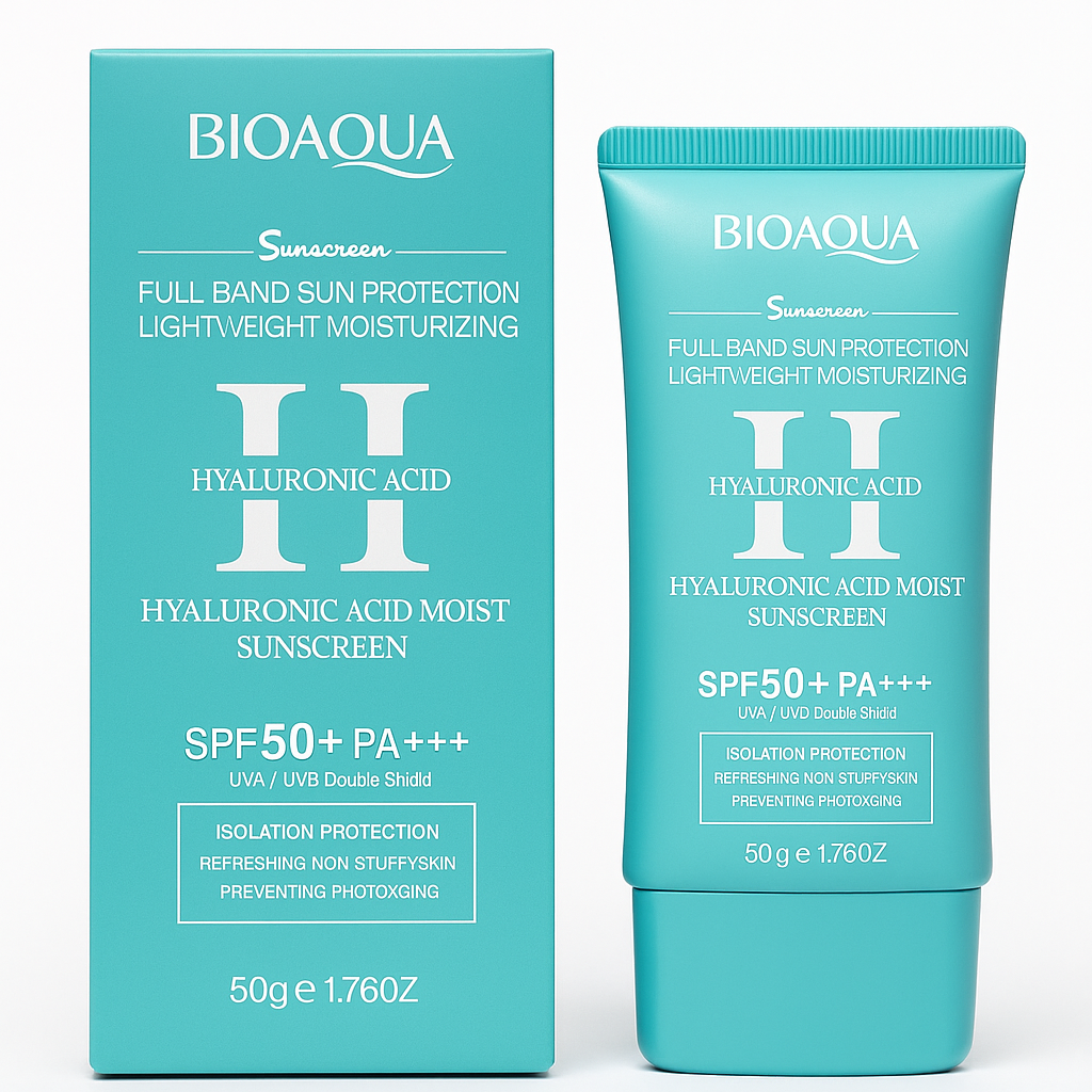 Protector solar con ácido hialurónico SPF50+ PA+++