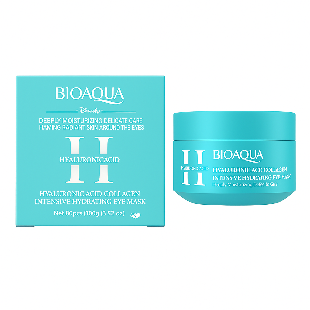 Parches para ojos con ácido hialurónico y colágeno