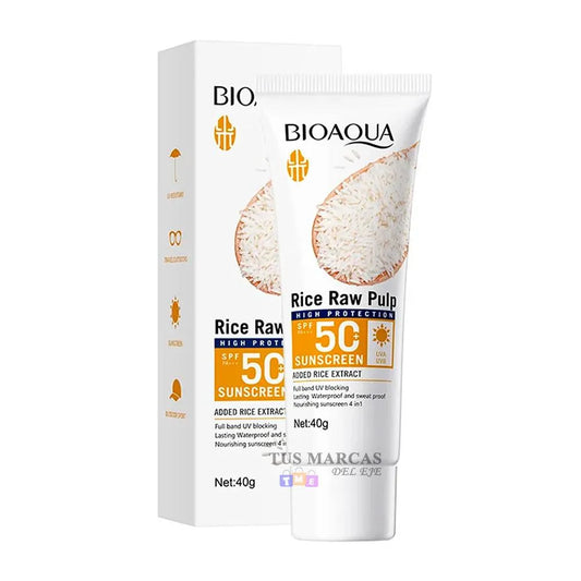 Protector solar con extracto de arroz SPF50+ PA+++
