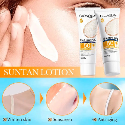 Protector solar con extracto de arroz SPF50+ PA+++