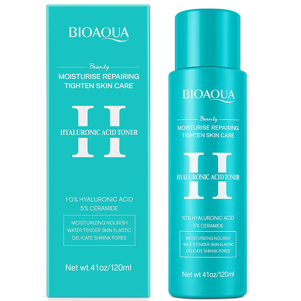 Tónico facial con ácido hialurónico. Hidratación y reparación profunda