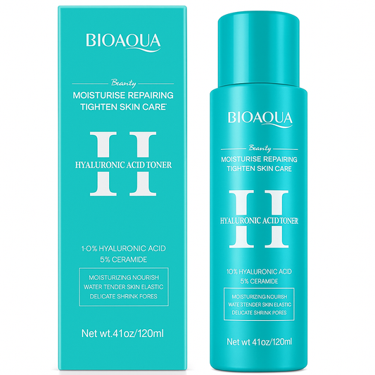 Tónico facial con ácido hialurónico. Hidratación y reparación profunda