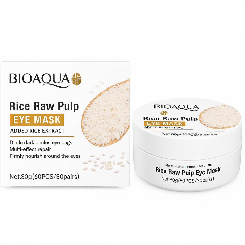 Parches de ojos. Rice Raw Pulp.