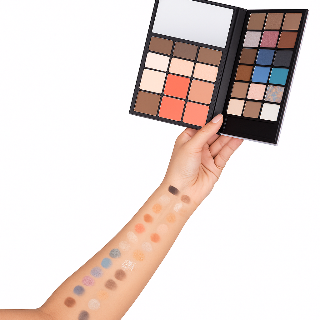 Paleta de rostro todo en uno. Tonos fríos